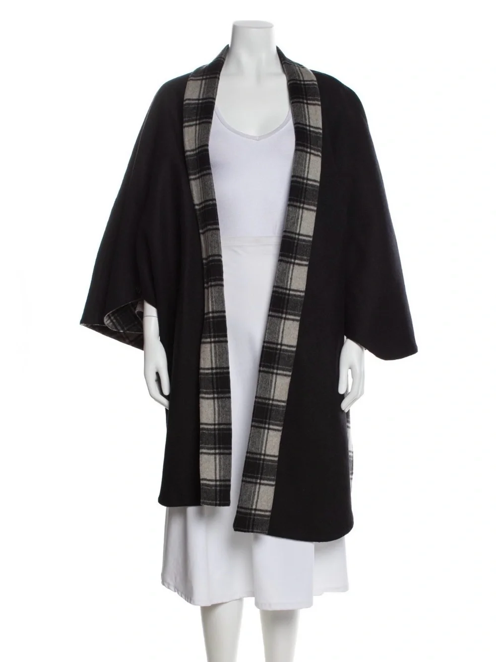 Adam Lippes wool plaid coat